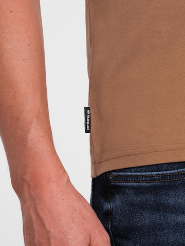 Ombre Shirt 'OM-TSBS-0146' in Brown