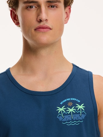 T-Shirt 'SINGLET' Shiwi en bleu