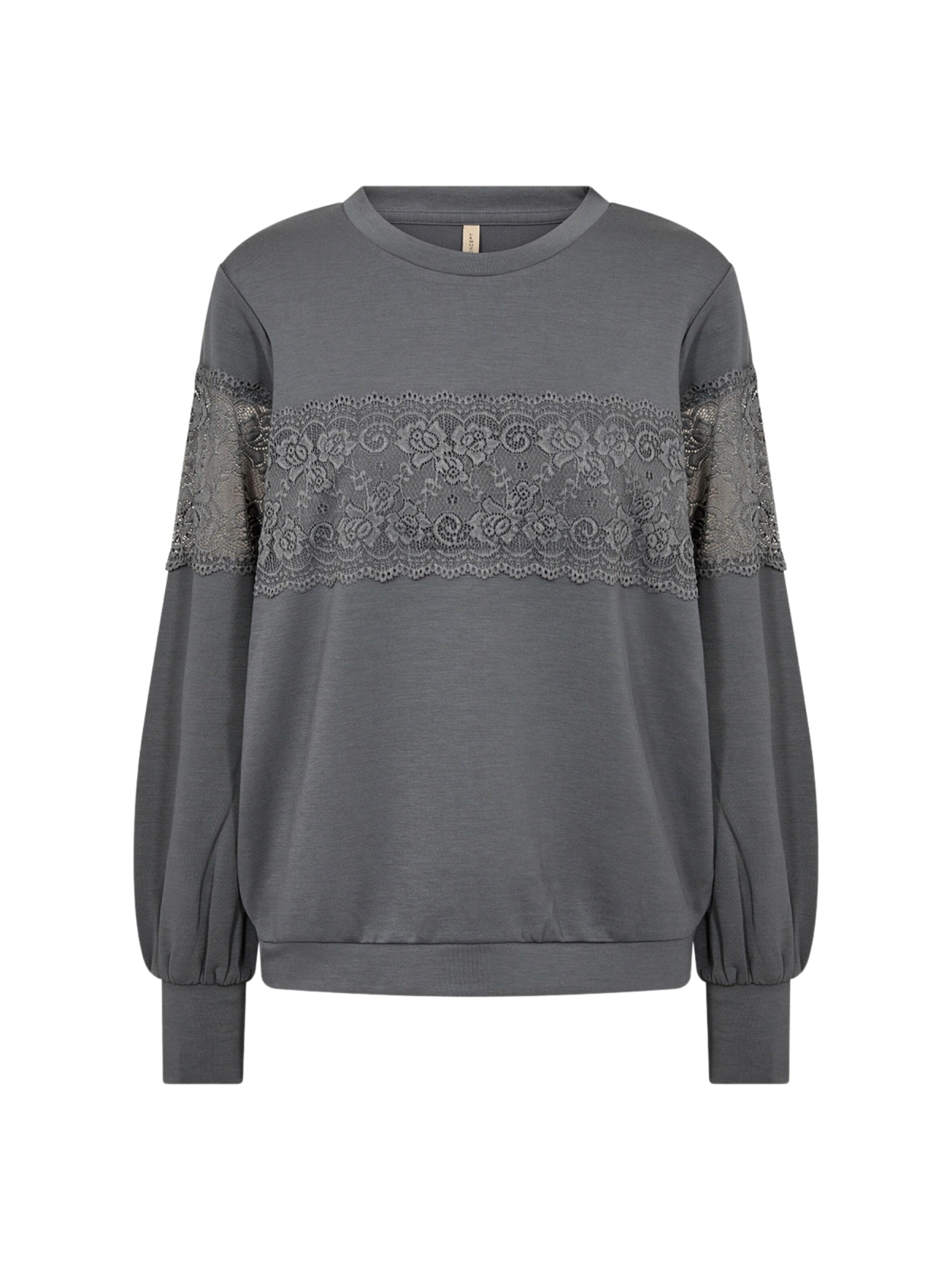 Felpa 'Banu 201' di Soyaconcept in grigio: frontale