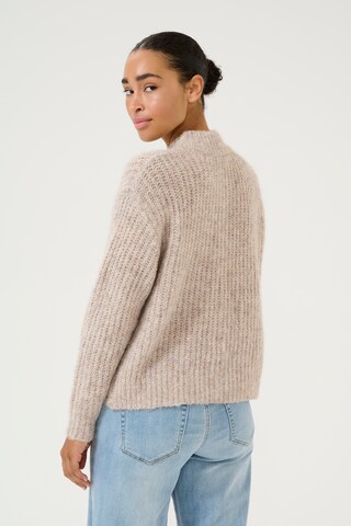 Cardigan 'Ane' Kaffe en beige