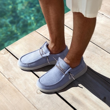 GIESSWEIN Moccasins in Blue: front