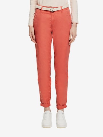 ESPRIT Chinohose in Rot: front