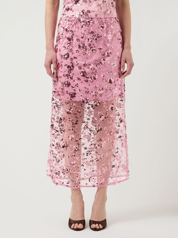 YAS Rock 'SEQUINA' in Pink: Vorderseite