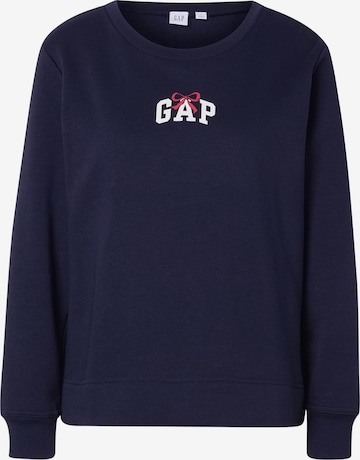 GAPSweater majica - plava boja: prednji dio