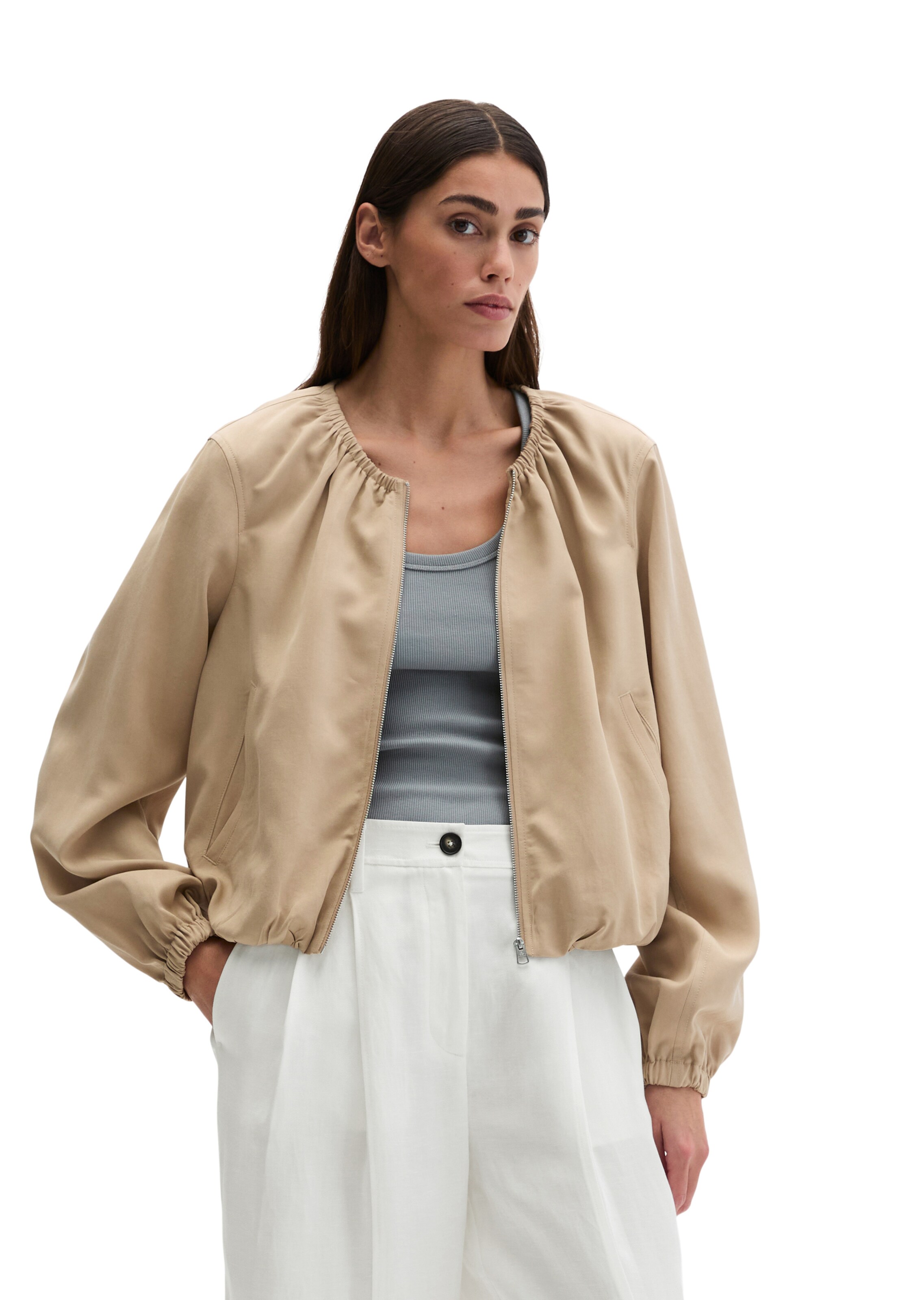 Marc O'Polo Übergangsjacke in Beige: Vorderseite
