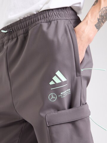 ADIDAS PERFORMANCE Ozke Športne hlače 'MERCEDES - AMG PETRONAS FORMULA ONE TEAM' | siva barva
