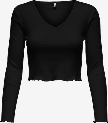 ONLY - Camiseta 'Oda' en negro: frente