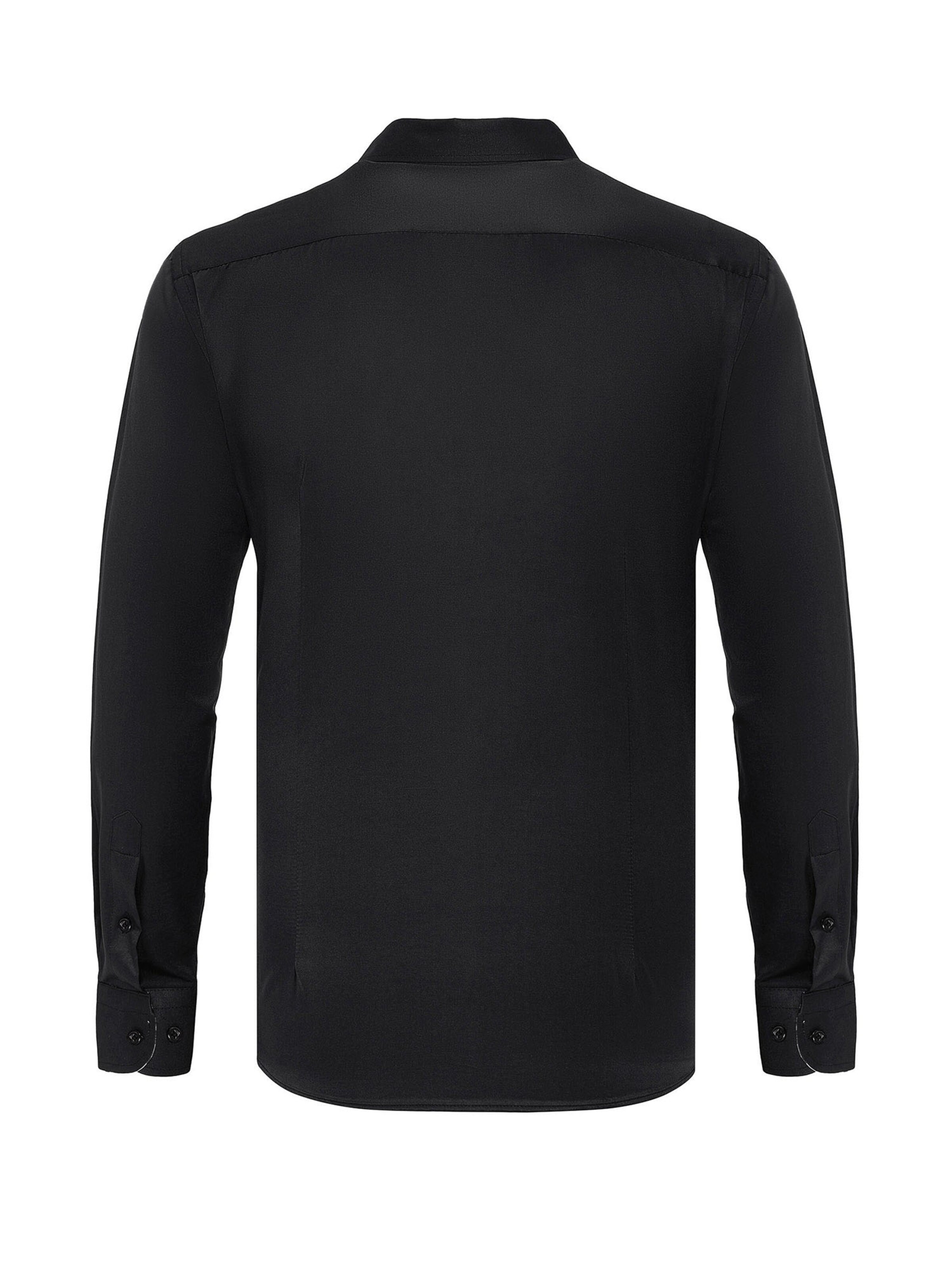 Daniel Hills Regular fit Overhemd in Zwart