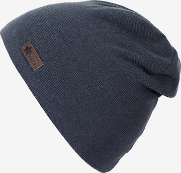 STERNTALER Beanie 'Ringel' in Blue: front