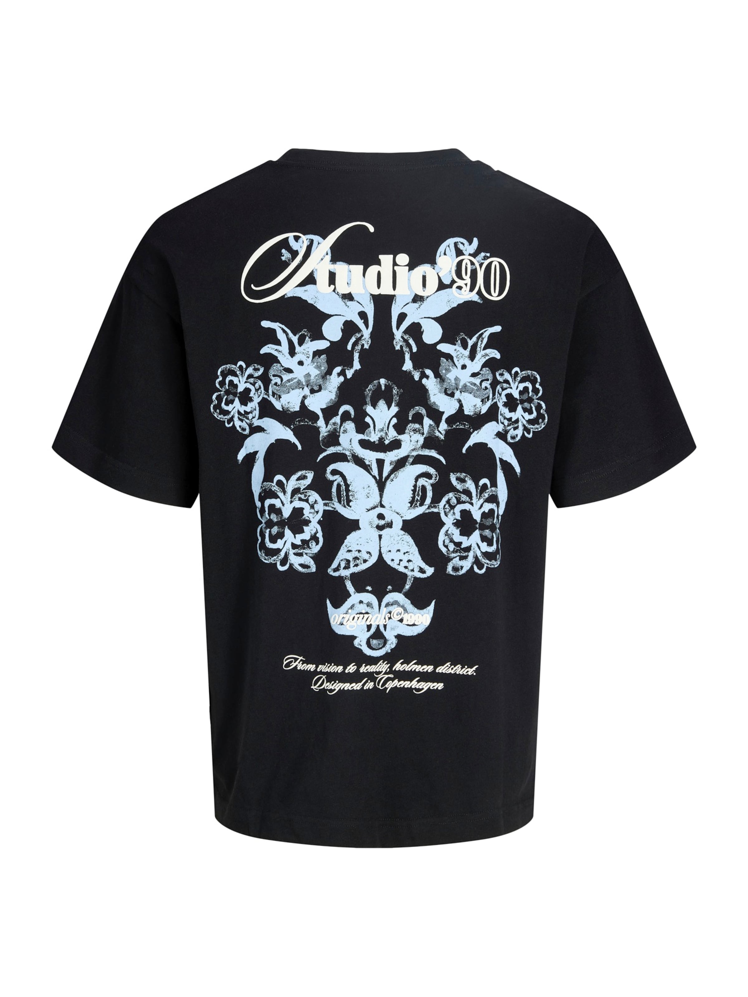 Jack & Jones Junior - Camiseta 'JORMONTAUK' en negro