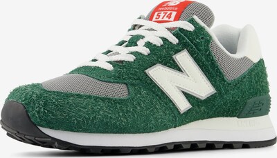 Sneaker low '574' new balance pe gri / verde / portocaliu / negru / alb, Vizualizare produs