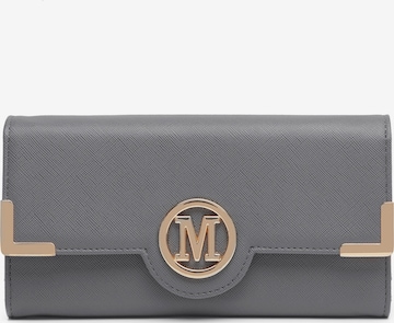 Miss Lulu Wallet in Grey: front