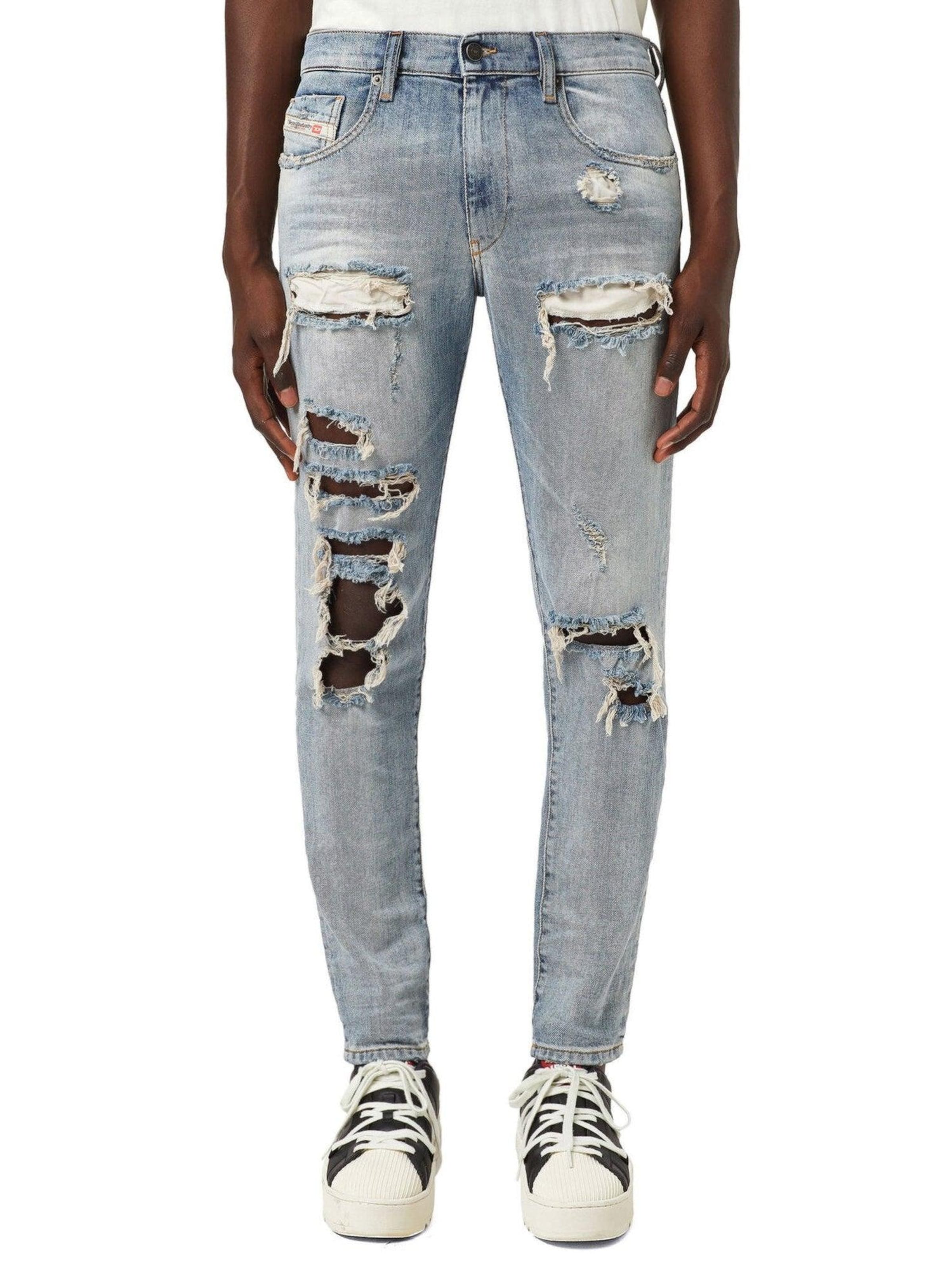 Coupe slim Jean 'D-STRUKT' DIESEL en bleu