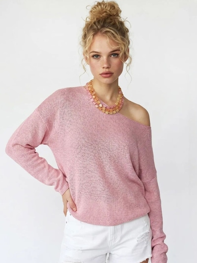MixRay Pull-over 'Pullover' en S-L en rose, Vue avec produit