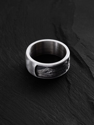 REYTEL Ring 'FIGHT OF THE TIGER' in Zilver