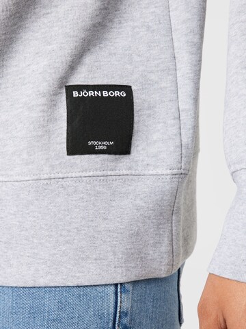 BJÖRN BORG Sports sweatshirt in Grey