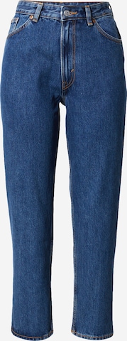 Monki Tapered Jeans in Blauw: voorkant