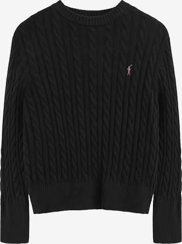 Polo Club Sweater in Black: front