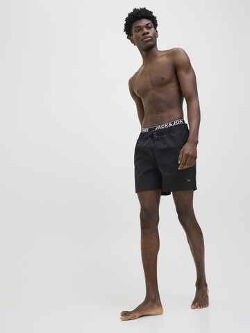 JACK & JONES Plavecké šortky 'JPSTMaui' – černá
