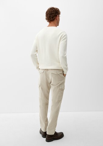 regular Pantaloni cargo di s.Oliver in beige