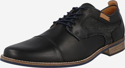 BULLBOXER Lace-Up Shoes in Night blue / mottled blue / Caramel / Black, Item view
