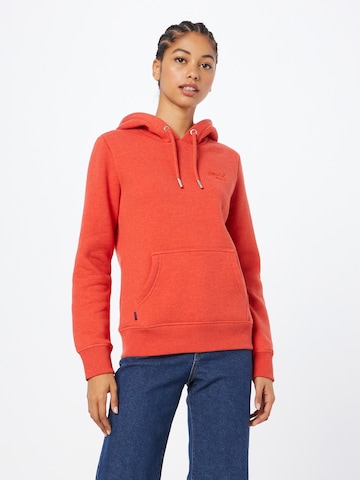 Superdry Sweatshirt i orange: framsida