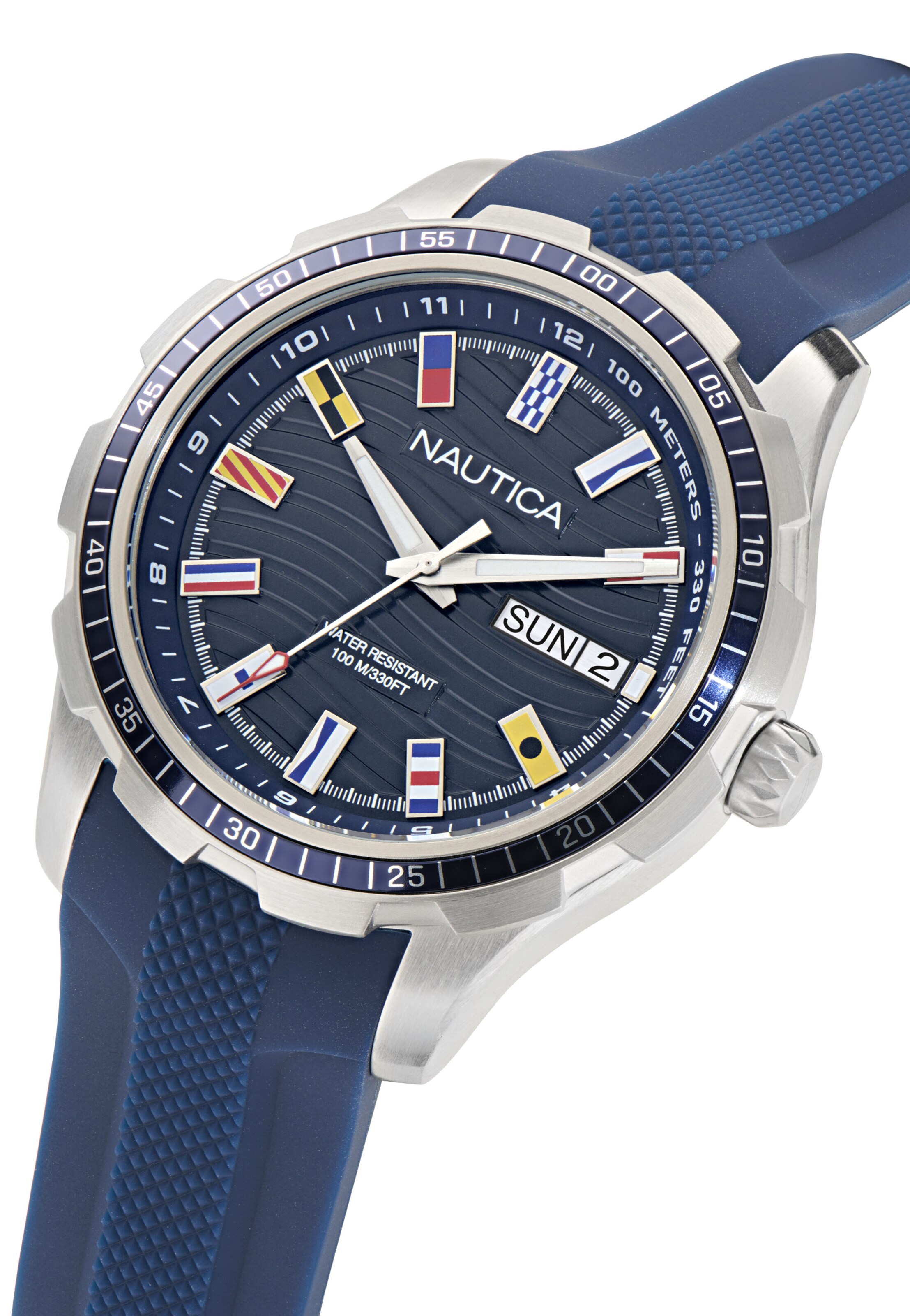 NAUTICA Analoog horloge 'NST EVERYDAY' in Blauw