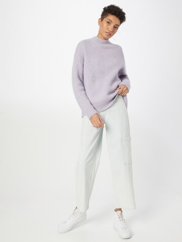 Soft Rebels Sweater 'Stinne' in Purple