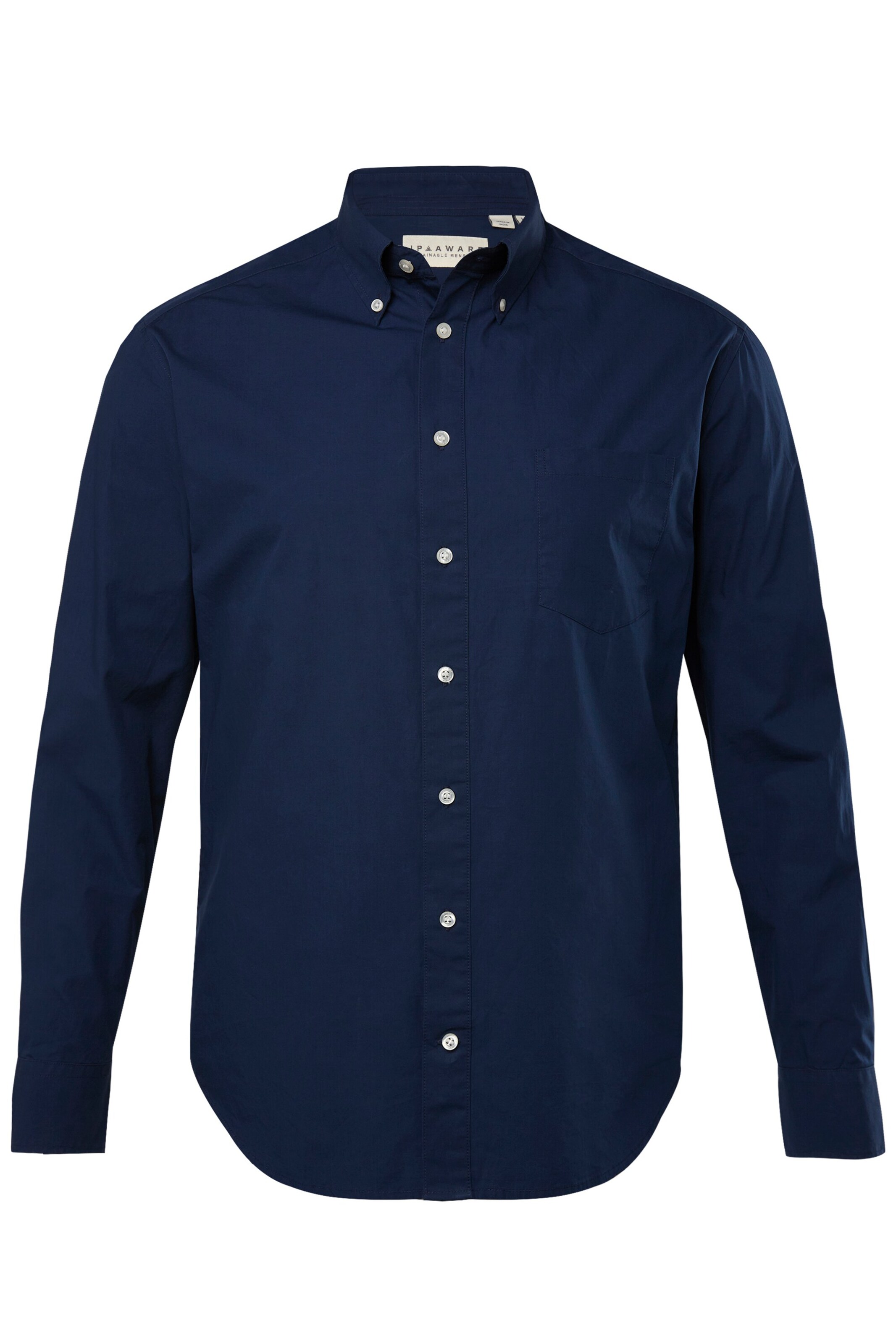 JP1880 Regular fit Overhemd in Blauw: voorkant