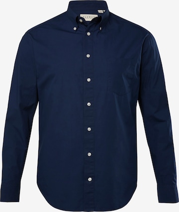 JP1880 Regular fit Button Up Shirt in Blue: front