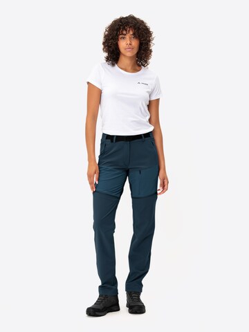 VAUDE Regular Outdoor trousers ' W Elope ZO P ' in Blue