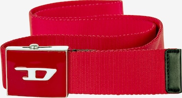 Ceinture DIESEL en rouge : devant