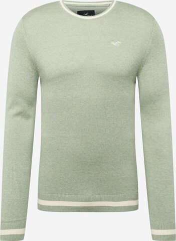 HOLLISTER Sweater in Green: front