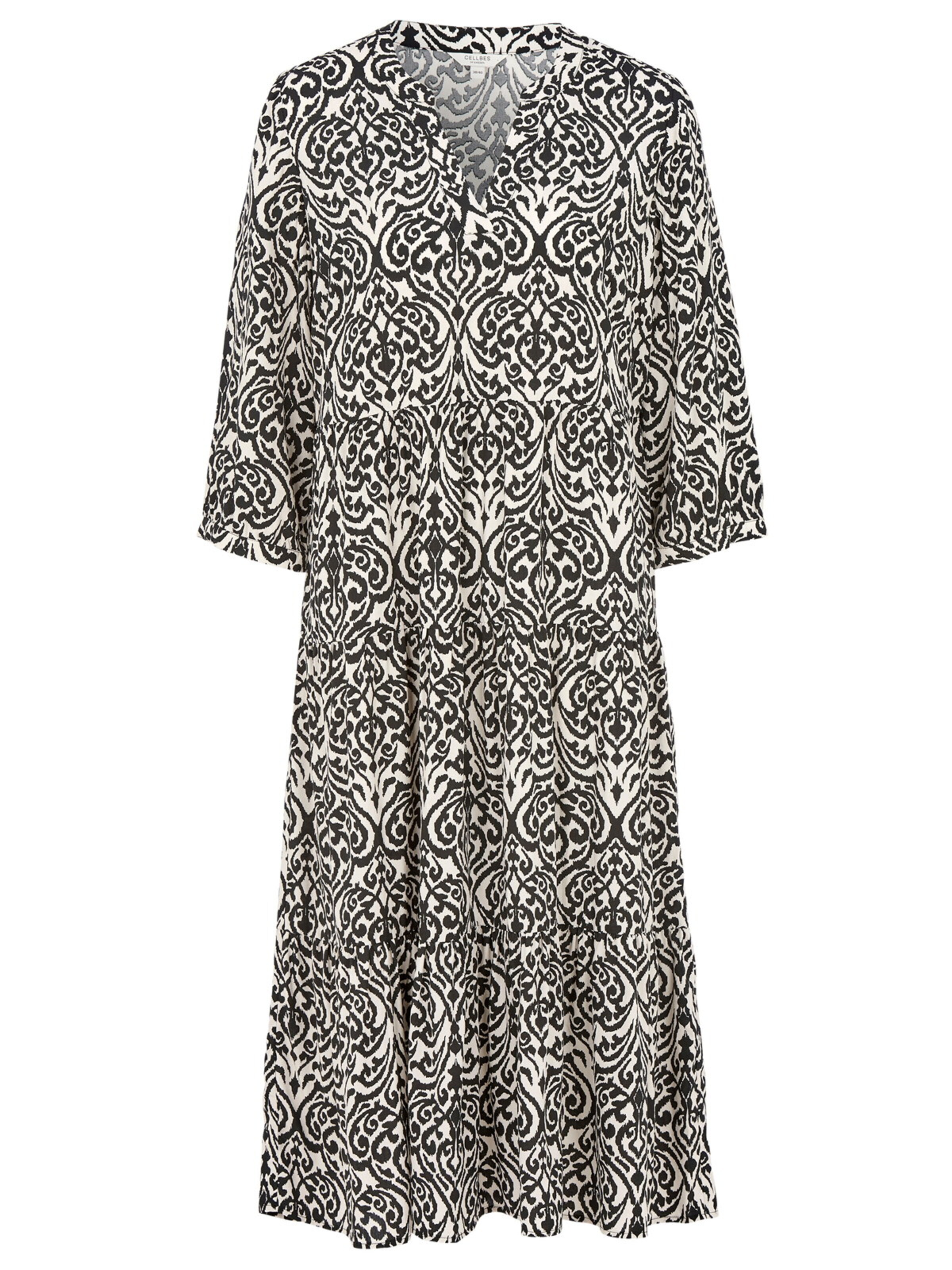 Cellbes of Sweden Jurk in Zwart: voorkant
