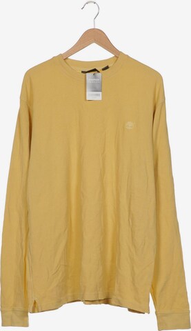 TIMBERLAND Sweatshirt & Zip-Up Hoodie in XXL in Yellow: front