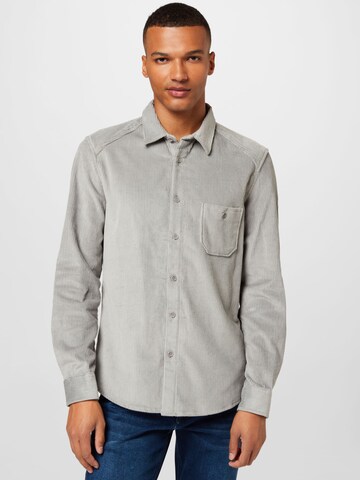 Coupe regular Chemise 'Oshaa' DRYKORN en gris : devant