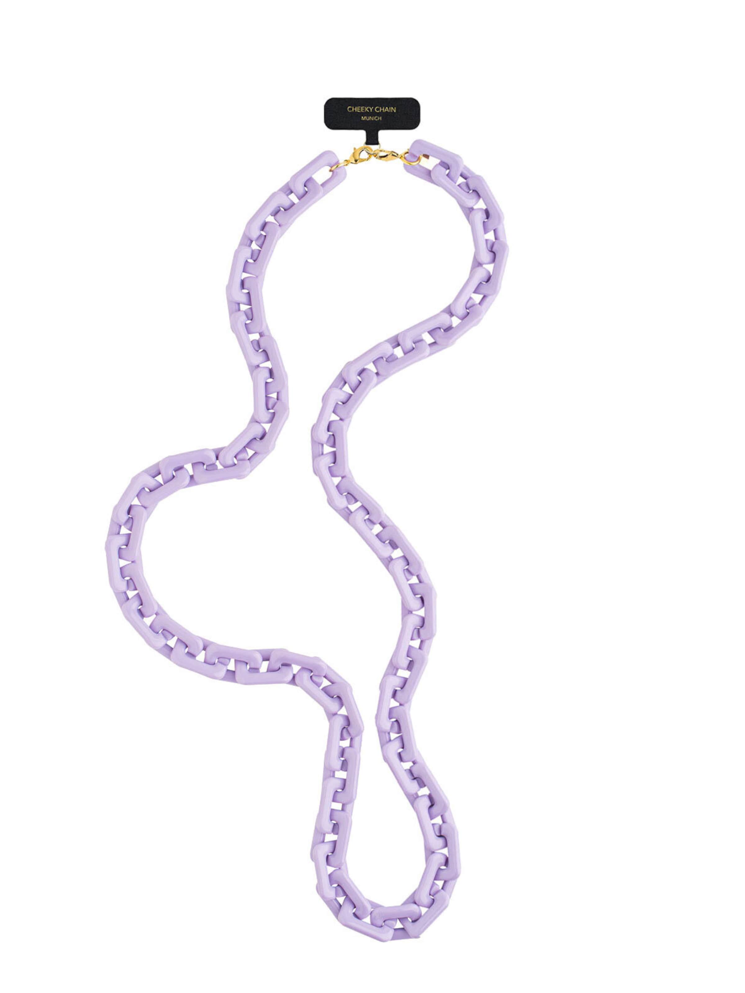 Cheeky Chain Munich Handykette 'Twiggy' in Lila: Vorderseite