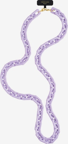 Cheeky Chain Munich Handykette 'Twiggy' in Lila: Vorderseite