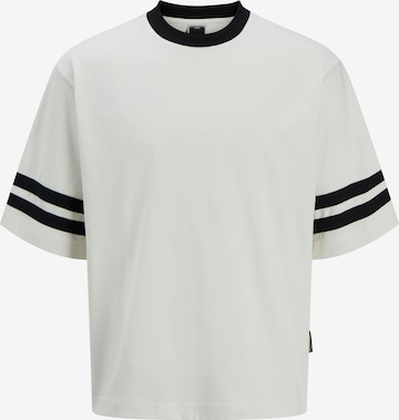 Tricou 'JCORETREAT' de la JACK & JONES pe alb: față