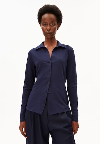 ARMEDANGELS Blouse 'Nalaannia' in Blauw: voorkant