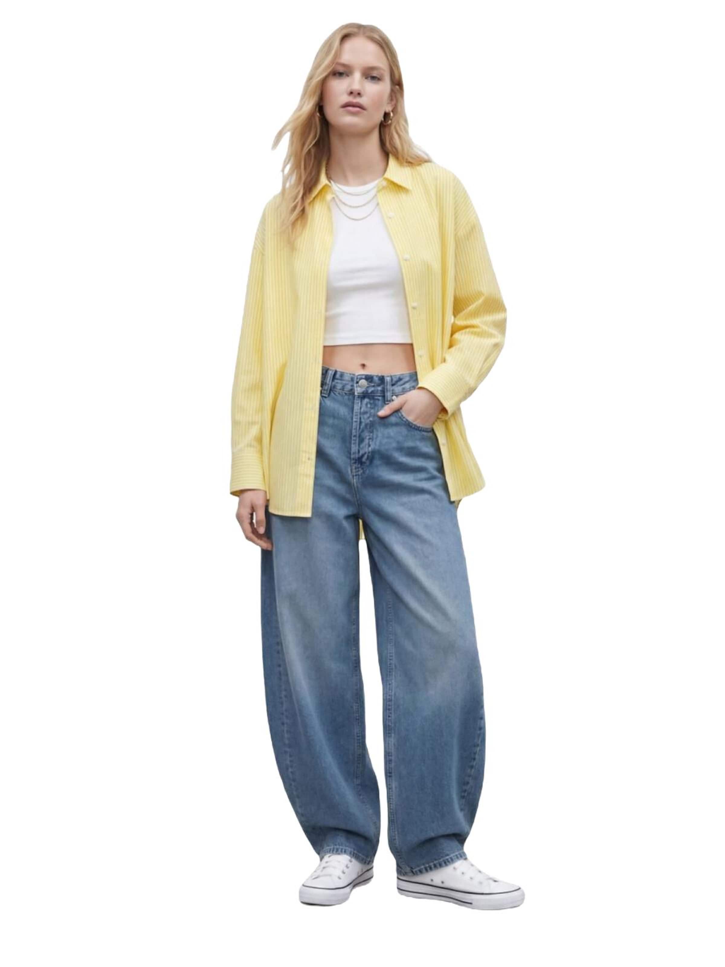 LTB Jeans Wide leg Jeans 'Romina' in Blauw