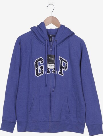 GAP Sweatshirt & Zip-Up Hoodie in XL in Blue: front