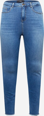 Zizzi Slim fit Jeans 'BEA' in Blue: front