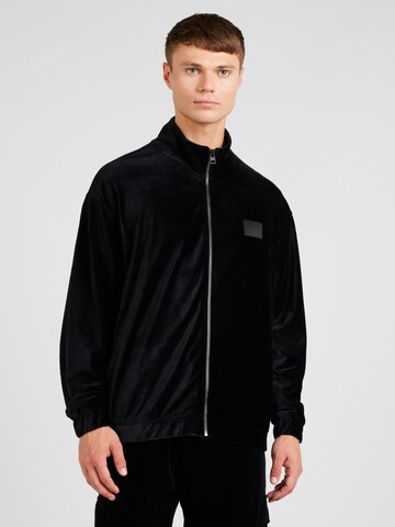 Veste de survêtement 'Damtor' HUGO en noir : devant