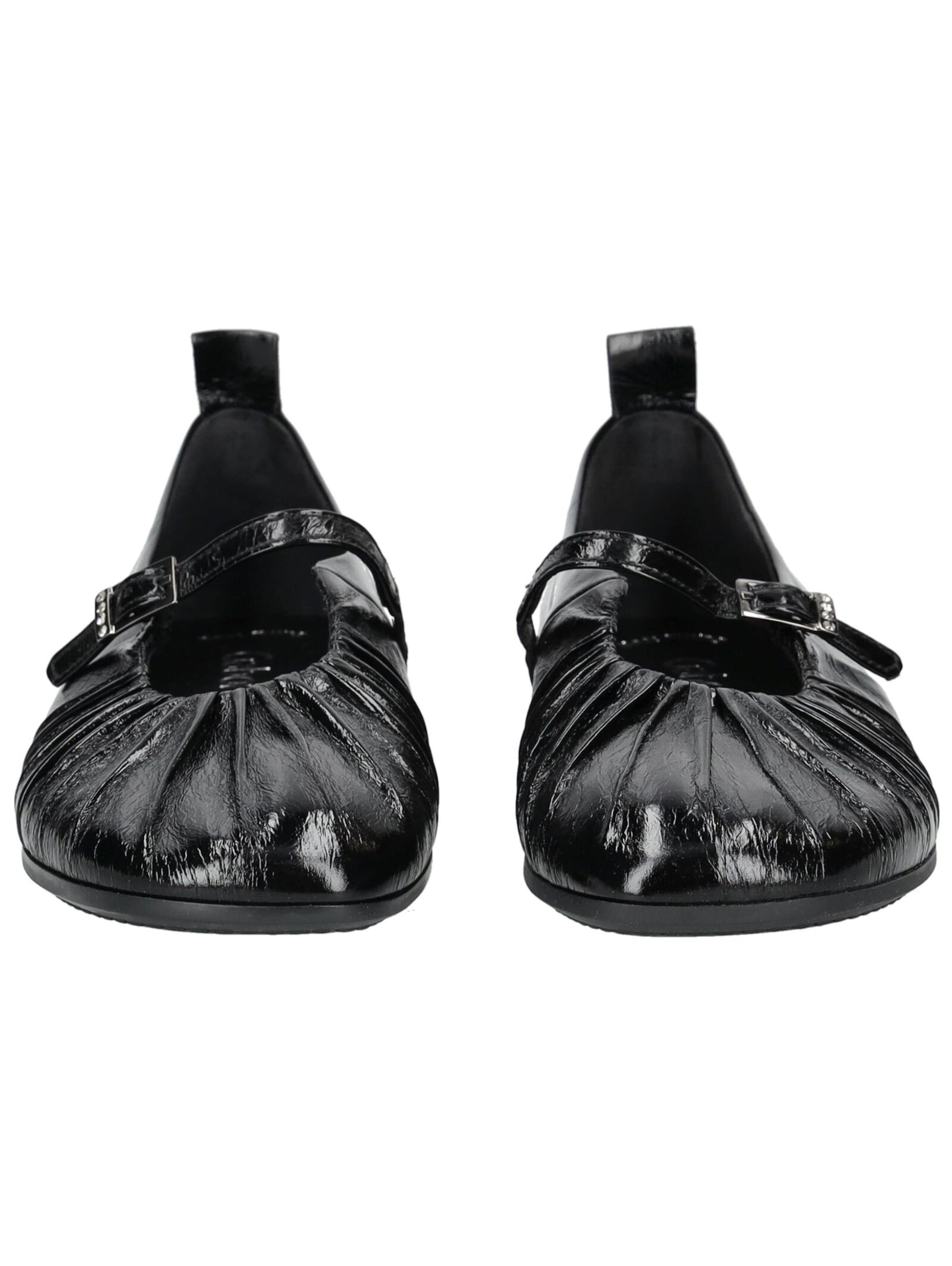 GABOR Strap ballerina in Black