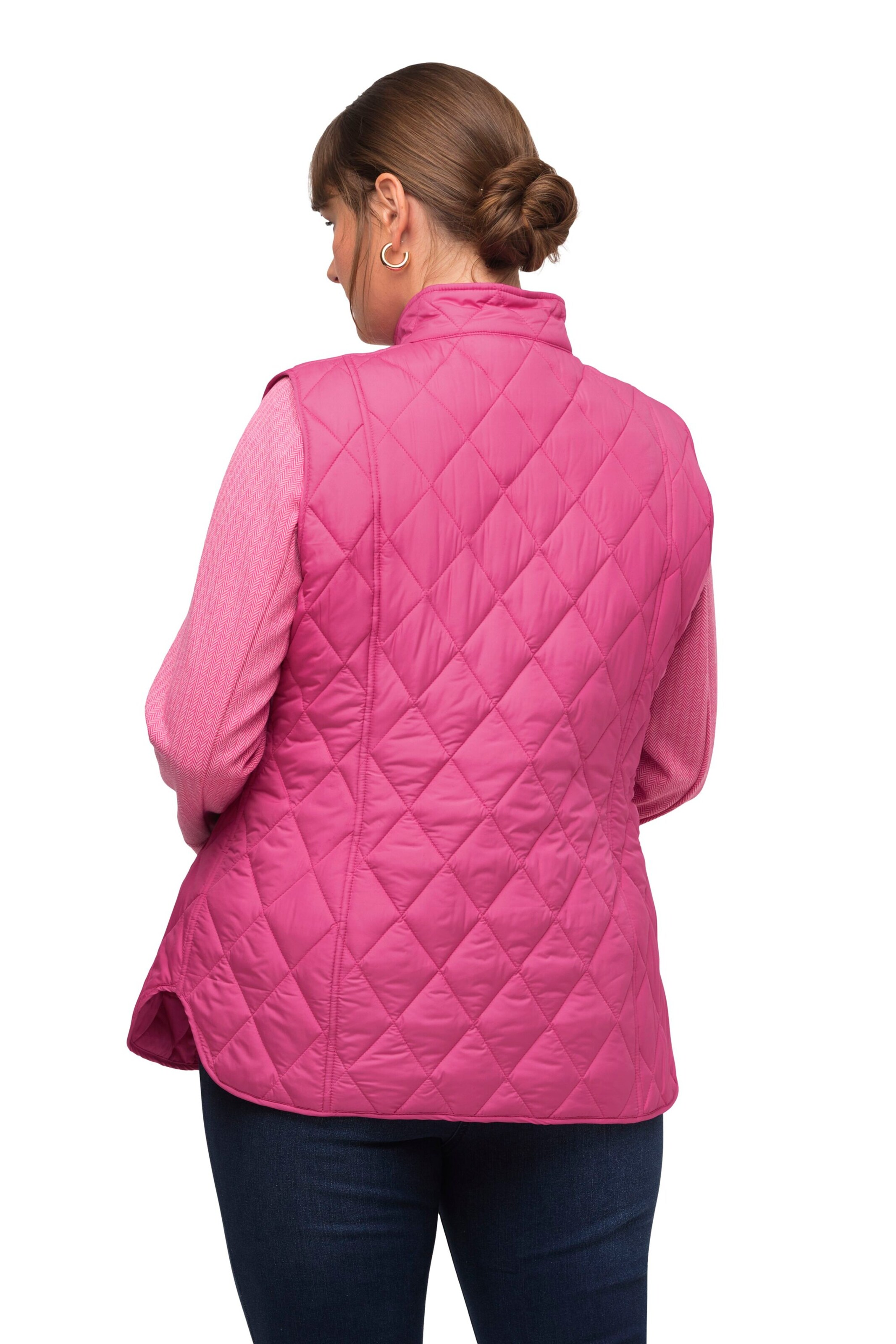 Ulla Popken Weste in Pink