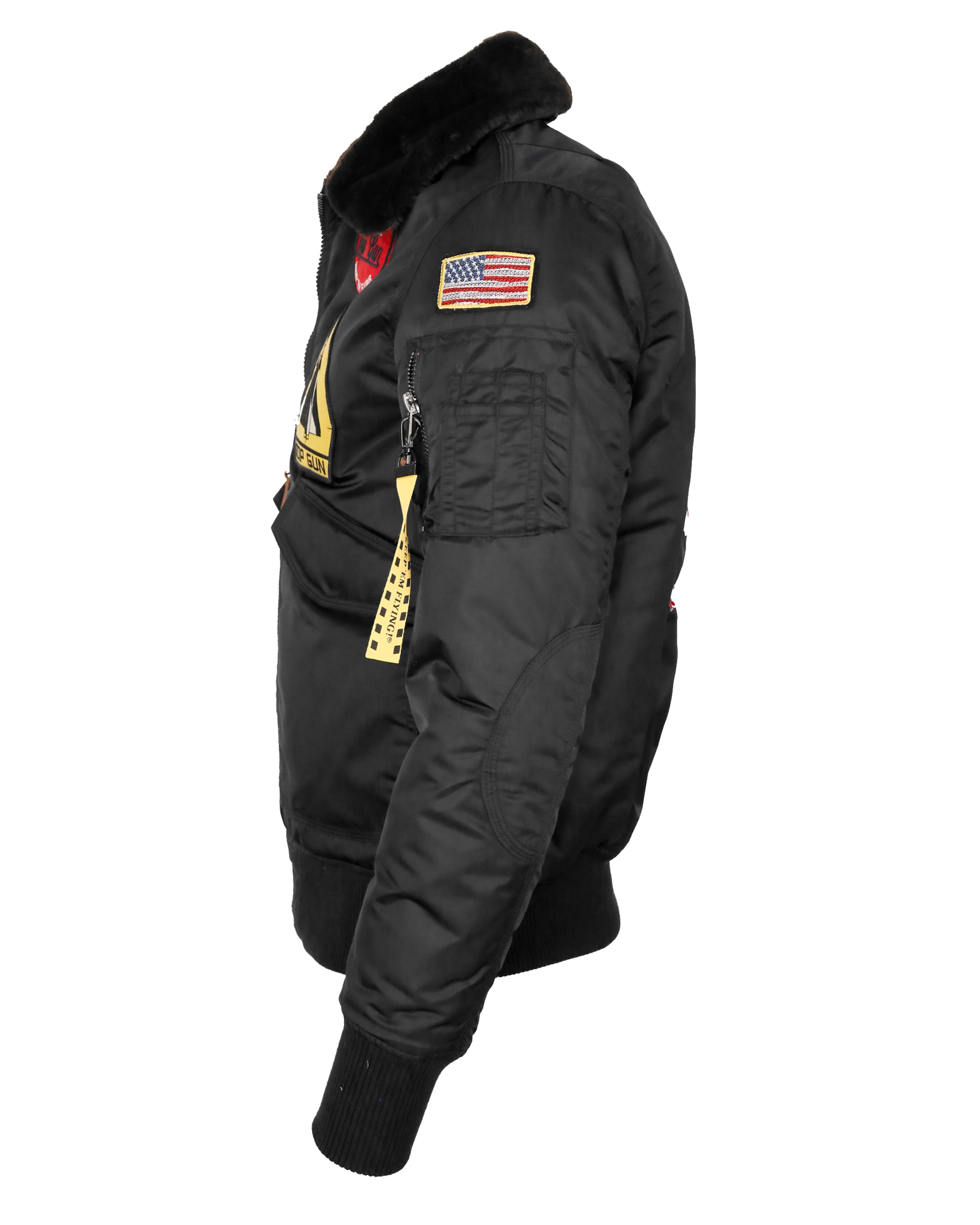 TOP GUN Between-Season Jacket in Black
