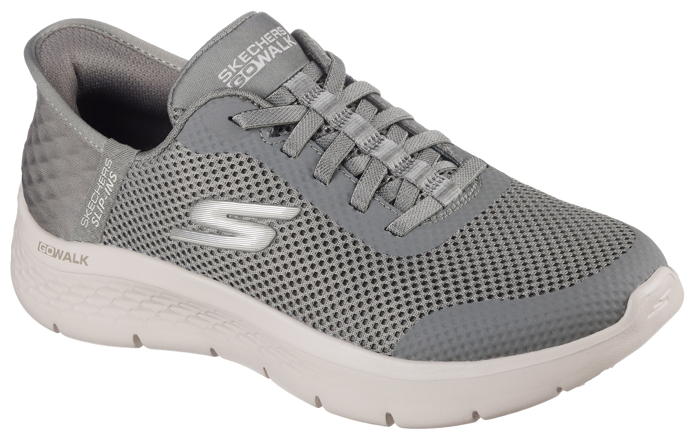 SKECHERS Sneakers 'Go Walk Flex - Grand Entry' in Grey: front