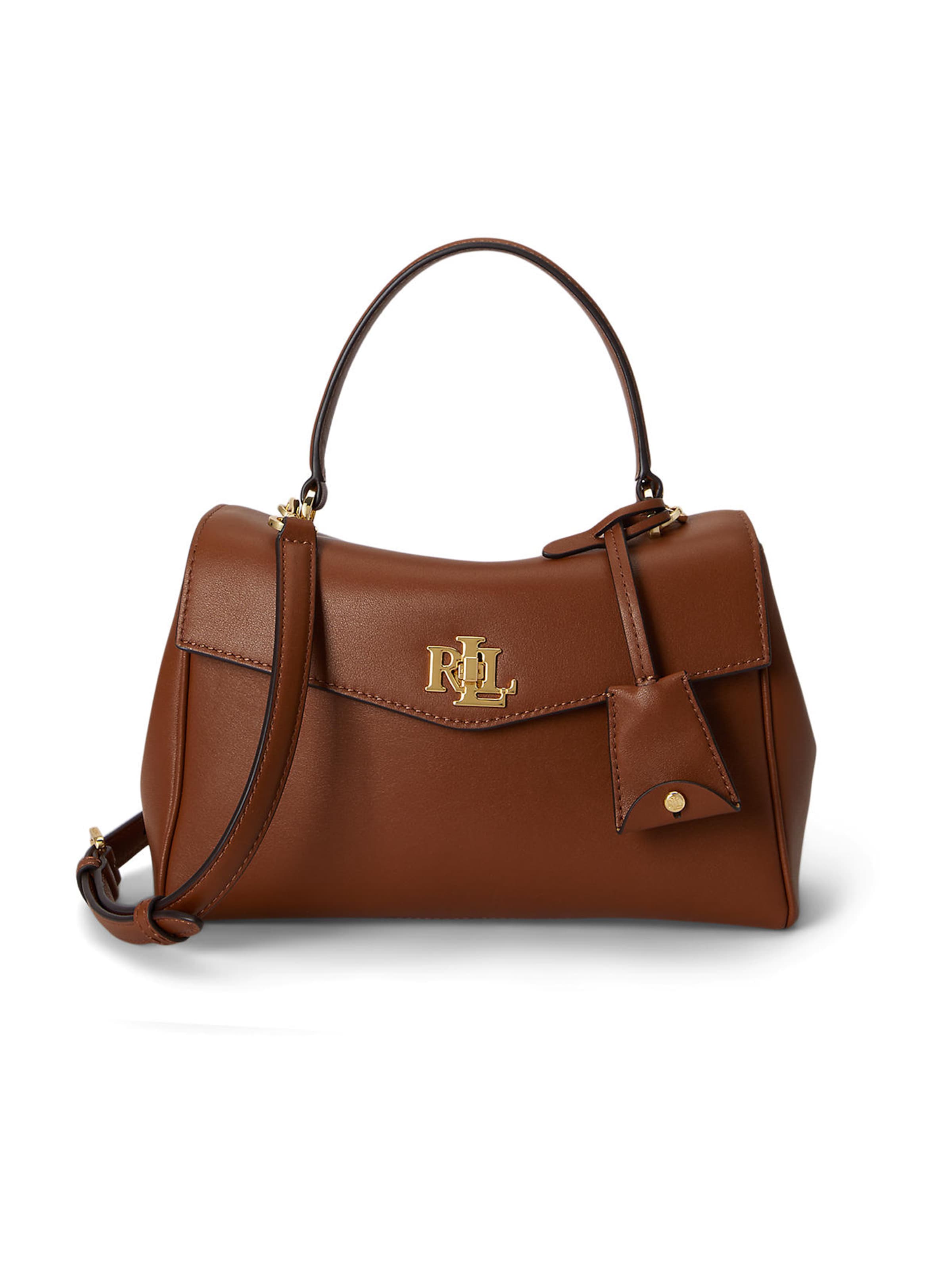 Lauren Ralph Lauren Handtas 'FARRH' in Bruin: voorkant