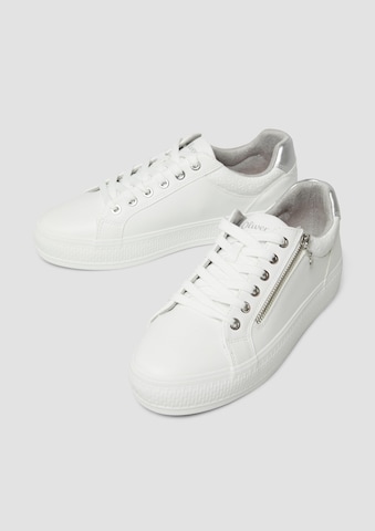 s.Oliver Platform trainers in White